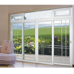 Custom design aluminum frame glass horizontal sliding door on China WDMA