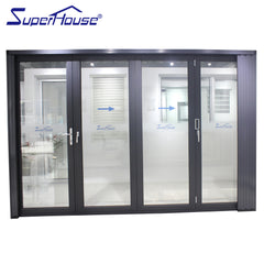 Custom folding Partition Glass Bifold Door For Living Room on China WDMA