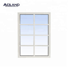 Custom impact resistant fixed double / triple glazing windows American latest design anti-noise
