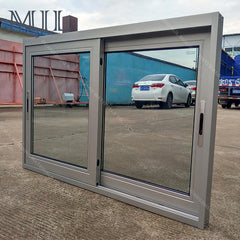 Custom size silver interior aluminum sliding window frame price philippines on China WDMA