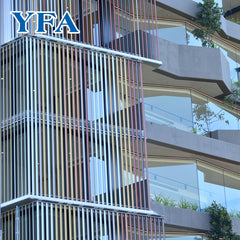 Customized building decoration sun shade exterior aluminium louver panel on China WDMA