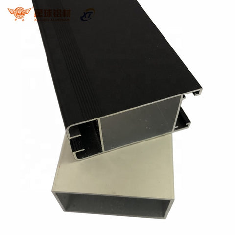 Customized colorful 6063 aluminum extrusion profile for indoor sliding door frame on China WDMA