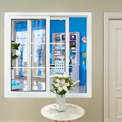 Customized upvc/ pvc/ plastic glass sliding window for living room on China WDMA