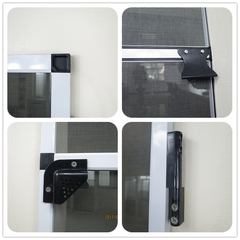 DIY aluminum frame fly screen door on China WDMA