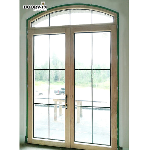 Dallas aluminum glass door and window for office front designs french on China WDMA
