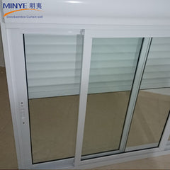 Decorative front double door/simple indian window designs patio aluminum shutter window on China WDMA