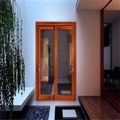Design Interior Home Track Grill Glass Tilt Sliding Double Glaze Aluminum Slide Door on China WDMA
