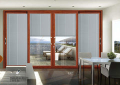 Dimension Customized Kitchen Aluminum Glass With Inside Blinds Sliding Door on China WDMA