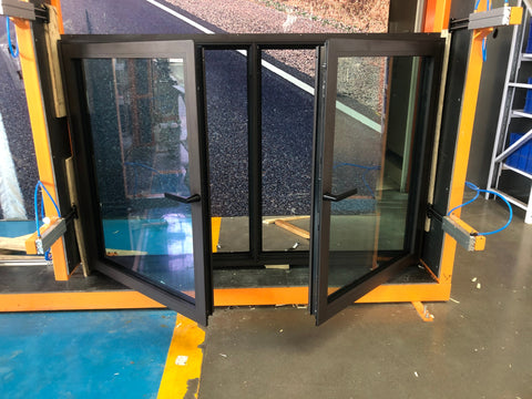 WDMA 72x96 sliding glass door narrow frame aluminum windows