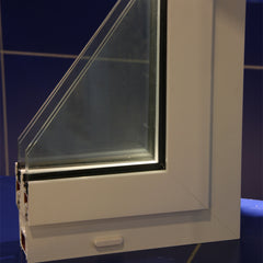 Direct factory price waterproof double glass two three tracks upvc sliding windows doors on China WDMA