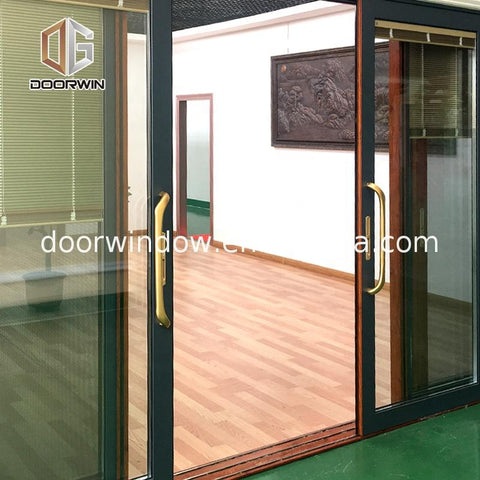 Doorwin sliding door- Thermal break double safety glazing aluminum sliding doors triple glass aluminum lift sliding door on China WDMA on China WDMA