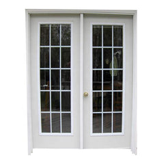 Double Glass Front Aluminium Out Swing Patio Doors Residential Exterior French Casement Door Price on China WDMA