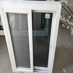 Double Panel Tempered Glass Low-E PVC Frame Horizontal Slider Window on China WDMA