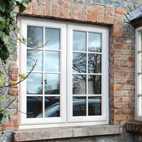 Double glazed aluminum profile windows and door residential aluminum window doors on China WDMA