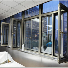 Double glazed house casement french hurricane impact windows and doors on China WDMA