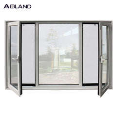 Double glazed windows casement window aluminium window design on China WDMA