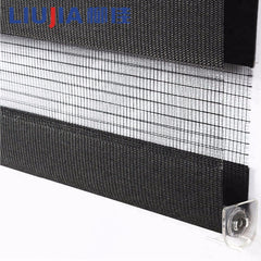 Double layer Day and Night Indoor Shade Window Manual Zebra Blinds Shade Dual Roller Blinds on China WDMA