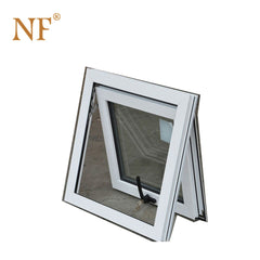 Double panel top hung awning frosted glass window on China WDMA