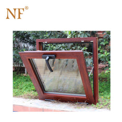 Double panel top hung awning frosted glass window on China WDMA