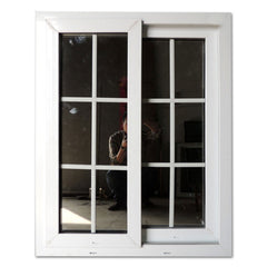 Double tempered glass hot sale UPVC/PVC sliding glass windows doors for home on China WDMA