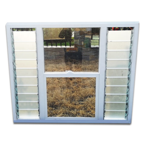 Durable Design Pvc Glass Shutter Window Cheap PVC Shutter Louver Window on China WDMA