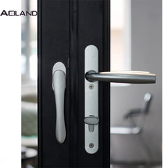Durable low-e double glazed aluminium bifold doors easy to install on China WDMA