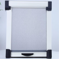 Easy install adjustable invisible insect door sliding no drilling retractable fly screen on China WDMA