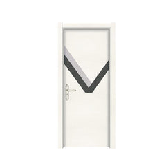 Economic Grill Design PVC Casement Glass Door French UPVC Casement Door on China WDMA
