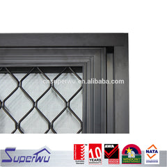 Energy saving Superwu brand aluminium shattered proof double door glass sliding doors on China WDMA