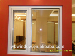 Energy saving UPVC window with blinds,window glass with blinds inside on China WDMA