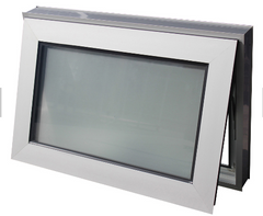 Energy saving double glass window aluminium awning windows and doors on China WDMA