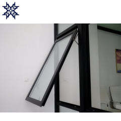 Energy saving double glass window aluminum awning windows on China WDMA