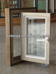 Energy saving double glazing aluminum casement window on China WDMA