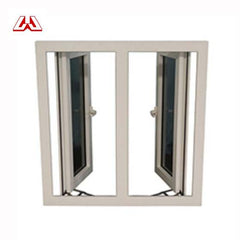 Europe Style Double Hung Decorative Design Steel Security Hinged/hopper PVC Profile UPVC Windows on China WDMA