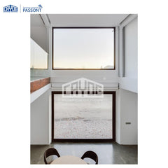 European Aluminum Window Frame Fixed Window for Outer Wall on China WDMA