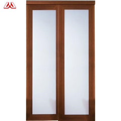 European French Style Golden Color 3 Track Aluminium Sliding Window With Frame Cover on China WDMA