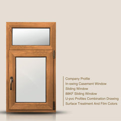European style casement Sliding UPVC Window with high quality low price on China WDMA