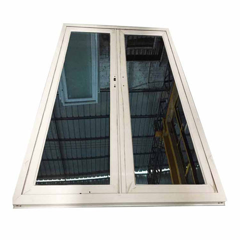 European style high quality aluminium frame laminated glass casement window with balcony metal window grill design on China WDMA