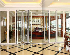 Exterior Customized Size Insulated Glass Aluminum Alloy Bifold Doors on China WDMA