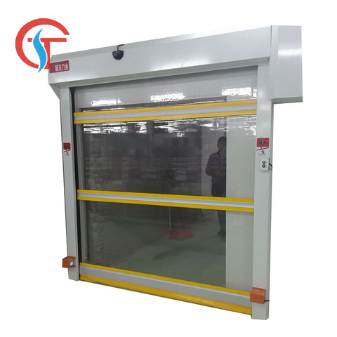 Exterior/Interior Remote PVC Rolling Doors Porte Porte Roulante on China WDMA