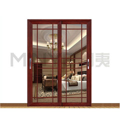 External Aluminum 4 Panel Soundproof Interior Sliding Door on China WDMA