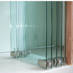 FD01B Bifold Patio Aluminium Door Custom And High Quality Frameless Glass Folding Door Price on China WDMA