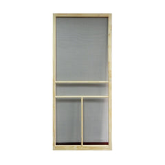 Factory Direct Sales HD Mesh Ventilation Door Frames Mosquito Proofing Netting Wooden Skeleton Screen Door on China WDMA
