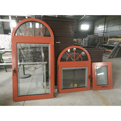 Factory Direct Sales half moon window shutters frosted privacy panes on China WDMA