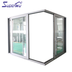 Factory Directly Sell jalousie doors interior temporary folding door swinging shutter on China WDMA