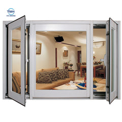 Factory Price Customized import window glass veranda aluminium casement window burglar proof on China WDMA