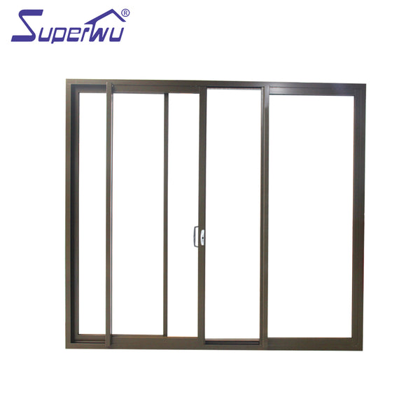 Factory Supplier aluminium shutter door for balcony mosquito net lattice sliding on China WDMA