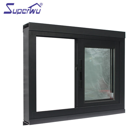 Factory Supplier champagne color aluminum sliding window mosquito netting frame Lowest Price on China WDMA