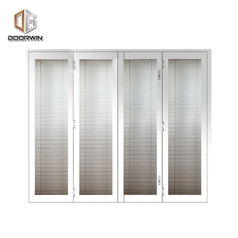 Factory cheap price six panel glass exterior door bifold doors replace folding on China WDMA