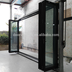 Factory direct german bi fold doors frosted french vs on China WDMA